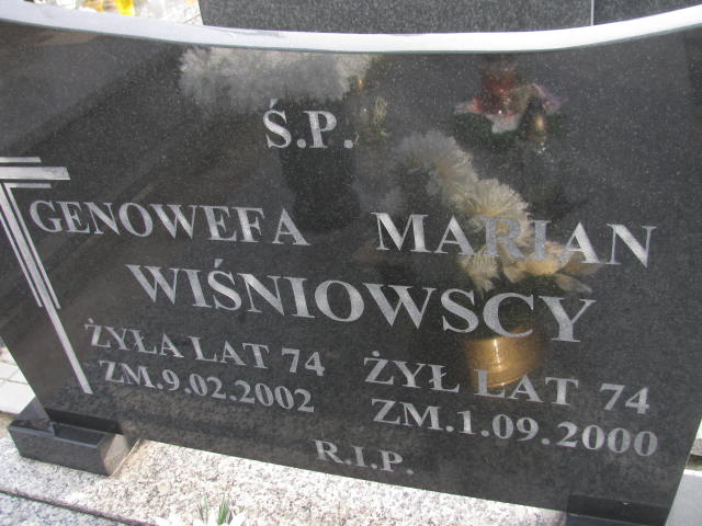 Genowefa Wiśniowska 1928 Ogrodzieniec - Grobonet - Wyszukiwarka osób pochowanych