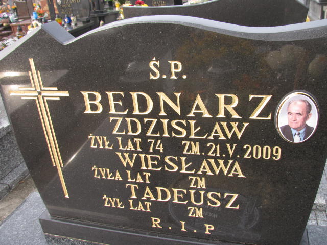 Zdzisław Bednarz 1935 Ogrodzieniec - Grobonet - Wyszukiwarka osób pochowanych