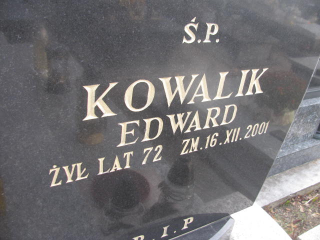 Edward Kowalik 1929 Ogrodzieniec - Grobonet - Wyszukiwarka osób pochowanych