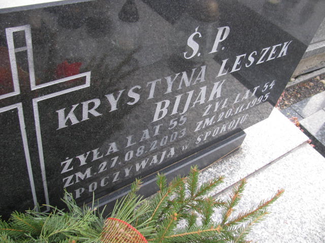 Krystyna Bijak 1948 Ogrodzieniec - Grobonet - Wyszukiwarka osób pochowanych